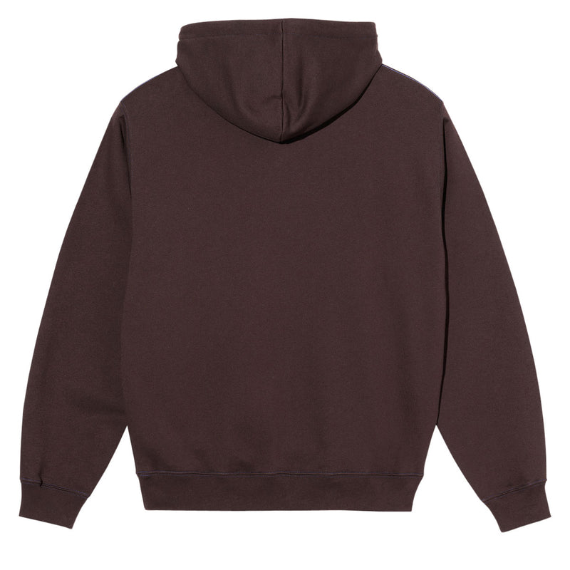 Polar Crude Logo Contrast Dave Hoodie - Chocolate
