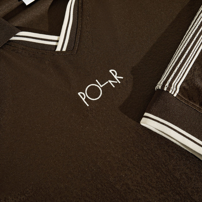 Polar Davie Long Sleeve Shirt - Chocolate/Ivory