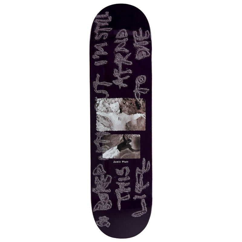 Polar Jamie Platt So Bored Skateboard Deck - Purple - 8.25"