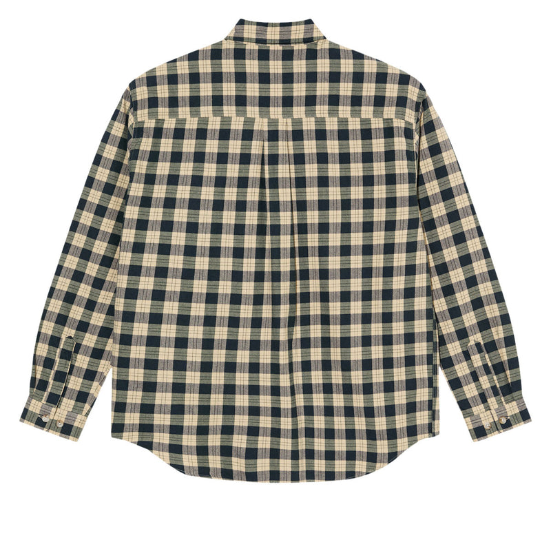 Polar Mitchell Long Sleeve Shirt - Teal/Butter