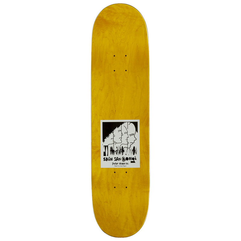 Polar Nick Boserio Useless Wooden Dog Short Skateboard Complete - Yellow - 8.50"