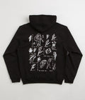 Polar Sad at Time Dave Hoodie in Black