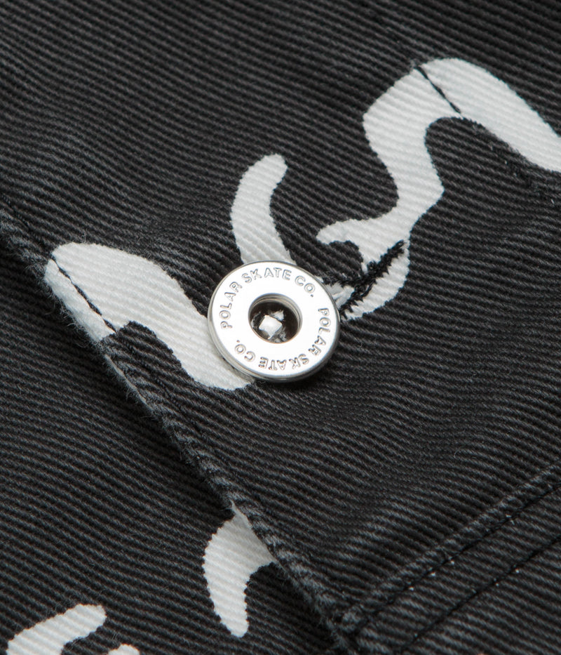 Polar Sad Notes Patrik Jacket in Black and White