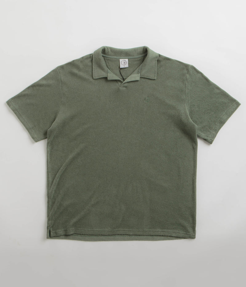 Polar Serge Polo Shirt in Jade Green