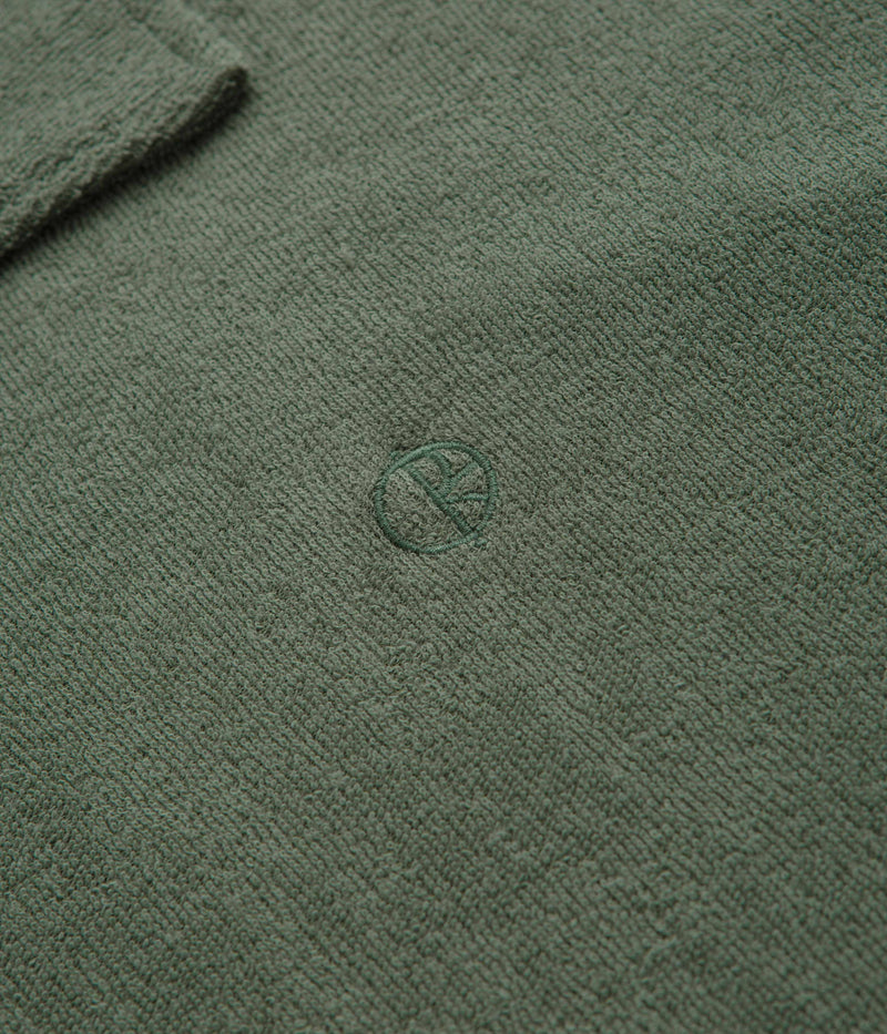 Polar Serge Polo Shirt in Jade Green