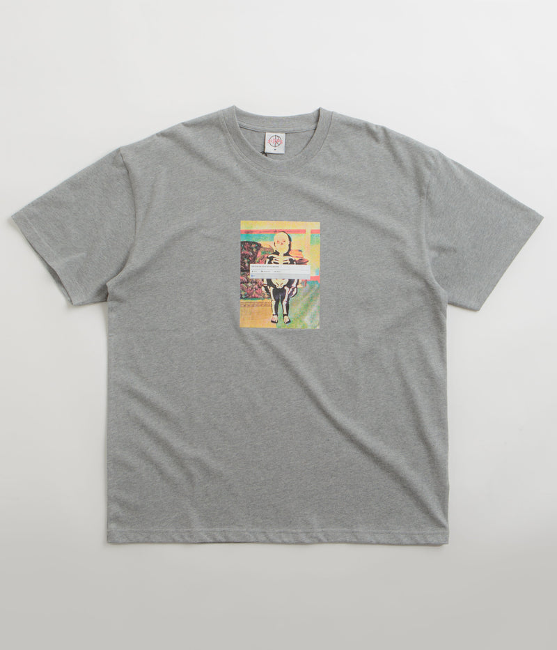 Polar Skeleton Kid T-Shirt in Heather Grey