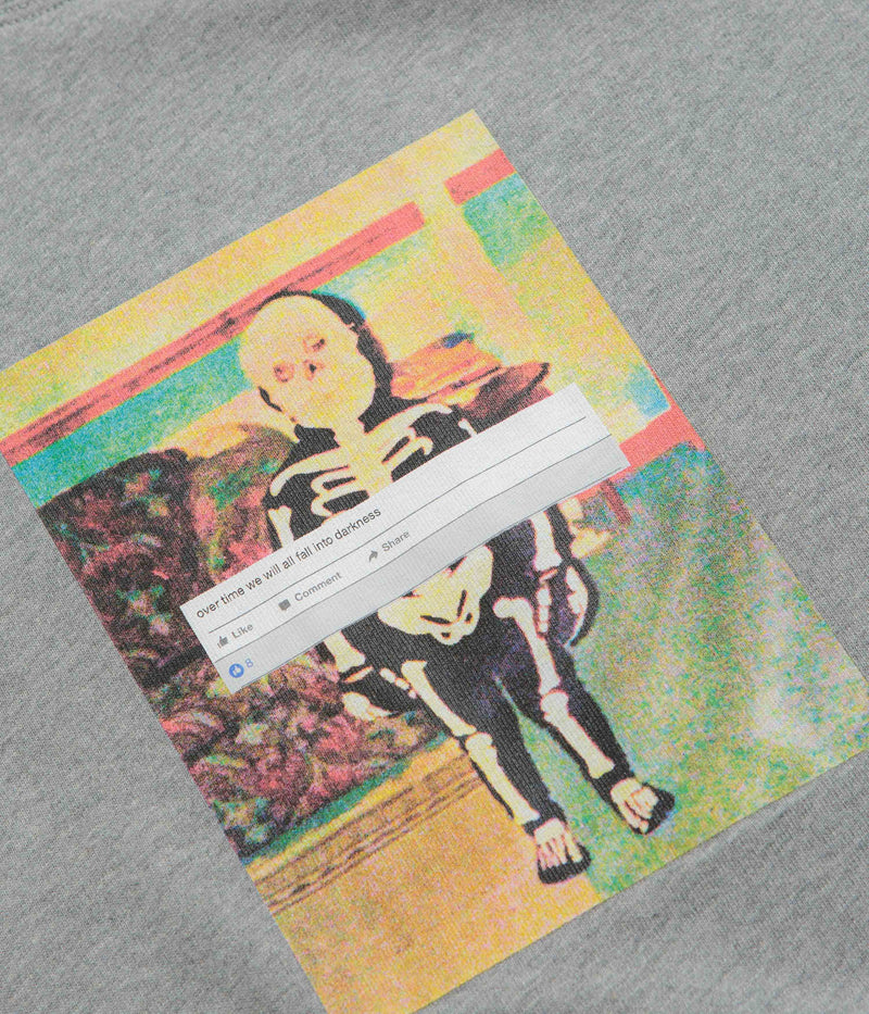 Polar Skeleton Kid T-Shirt in Heather Grey
