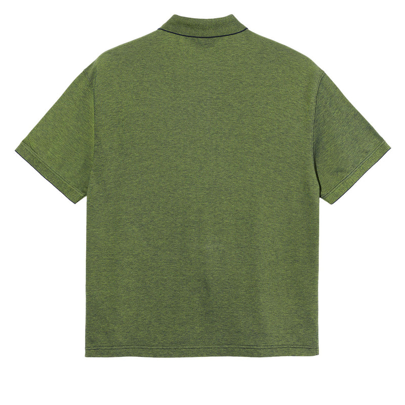Polar Surf Pique Polo Shirt - Green/Blue