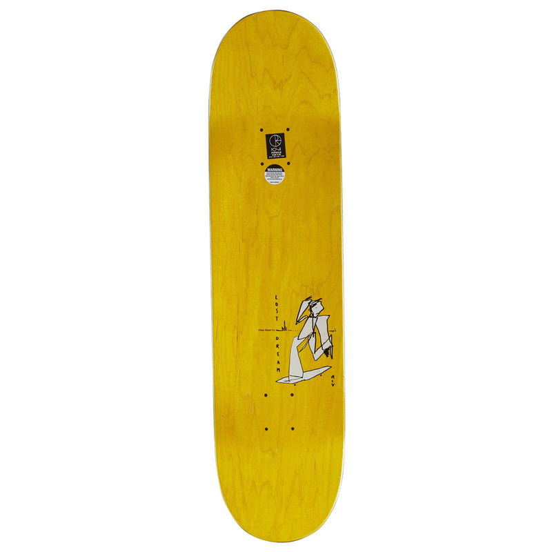 Polar Team Alv Soul Portrait Skateboard Deck - Grey - 8.25"