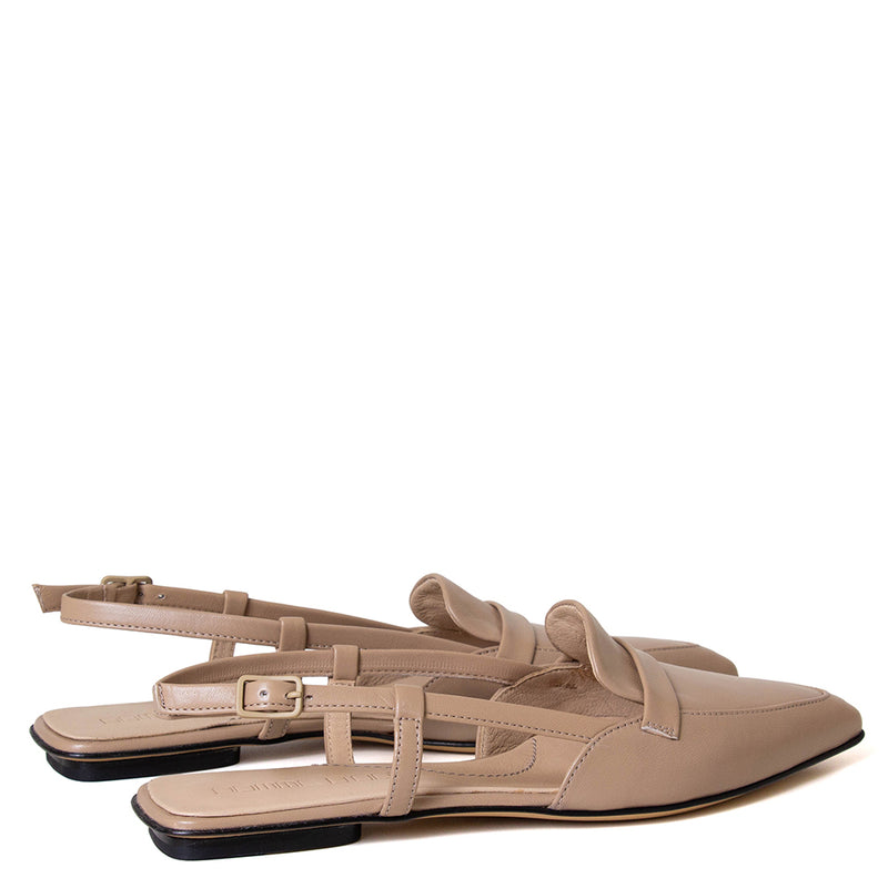 Polina Women's Leather Slingback Flat