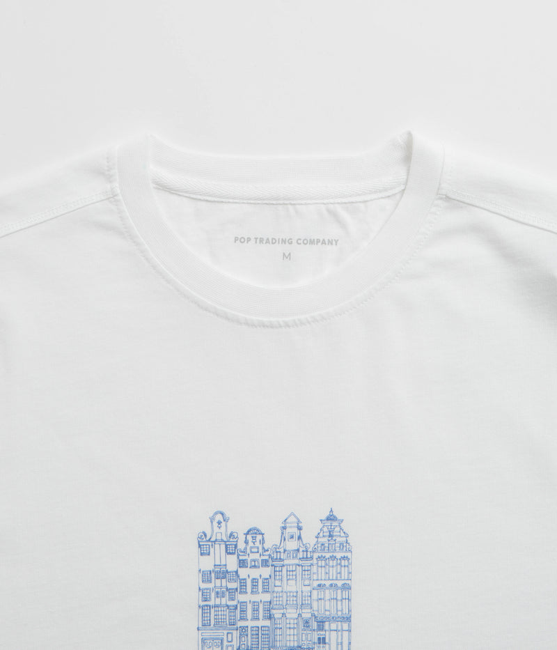 Pop Trading Company Continental T-Shirt in White
