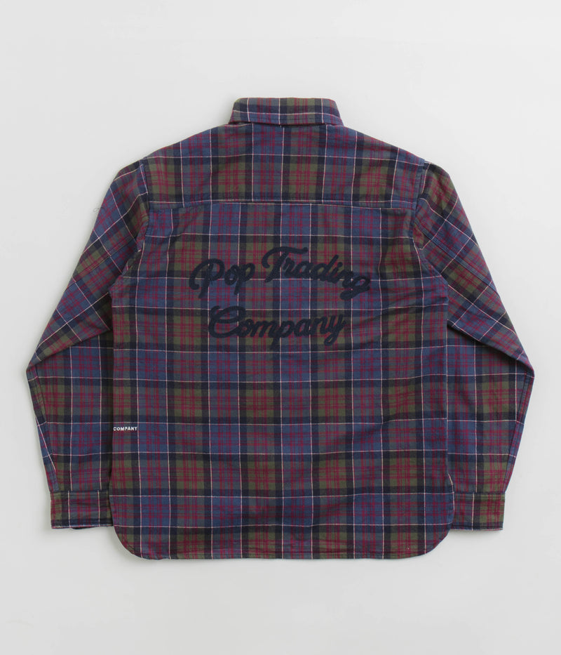 Pop Trading Company Flannel BD Shirt in Multicolour