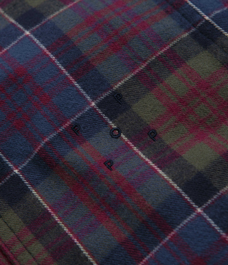Pop Trading Company Flannel BD Shirt in Multicolour