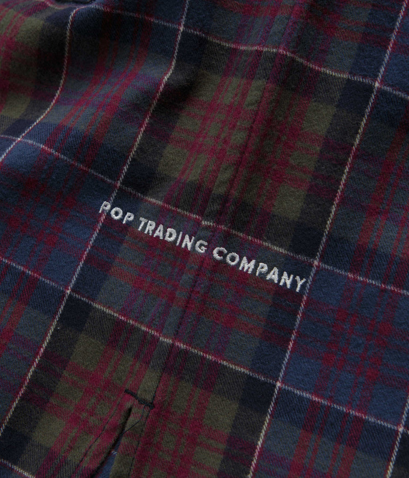 Pop Trading Company Flannel BD Shirt in Multicolour