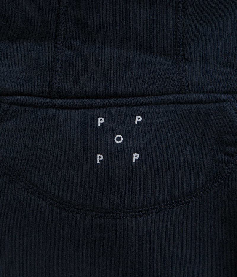 Pop Trading Company Initials Hoodie in Navy