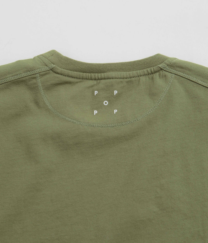 Pop Trading Company Trading T-Shirt in Loden Green