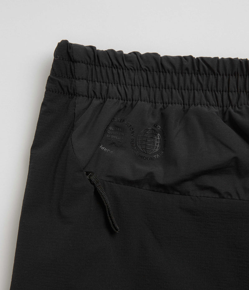 Purple Mountain Observatory Blocked Terrain Pants in Black