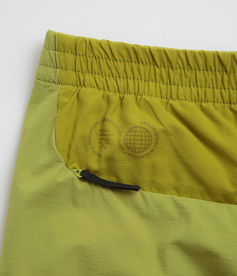 Purple Mountain Observatory Blocked Terrain Pants in Mustard