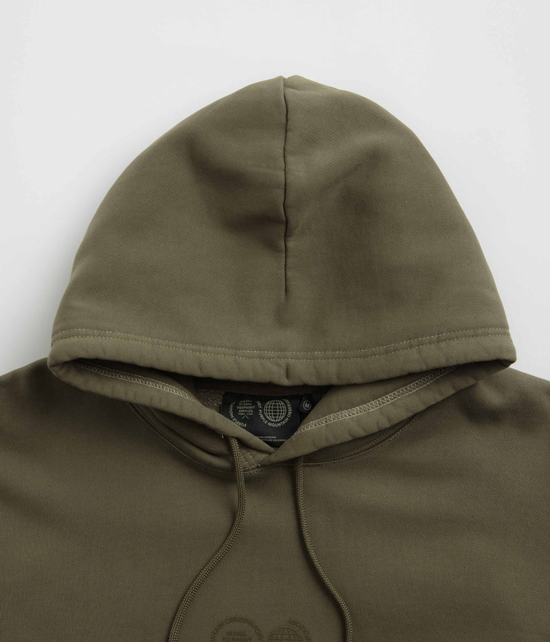 Purple Mountain Observatory Garment Dye Hoodie in Khaki