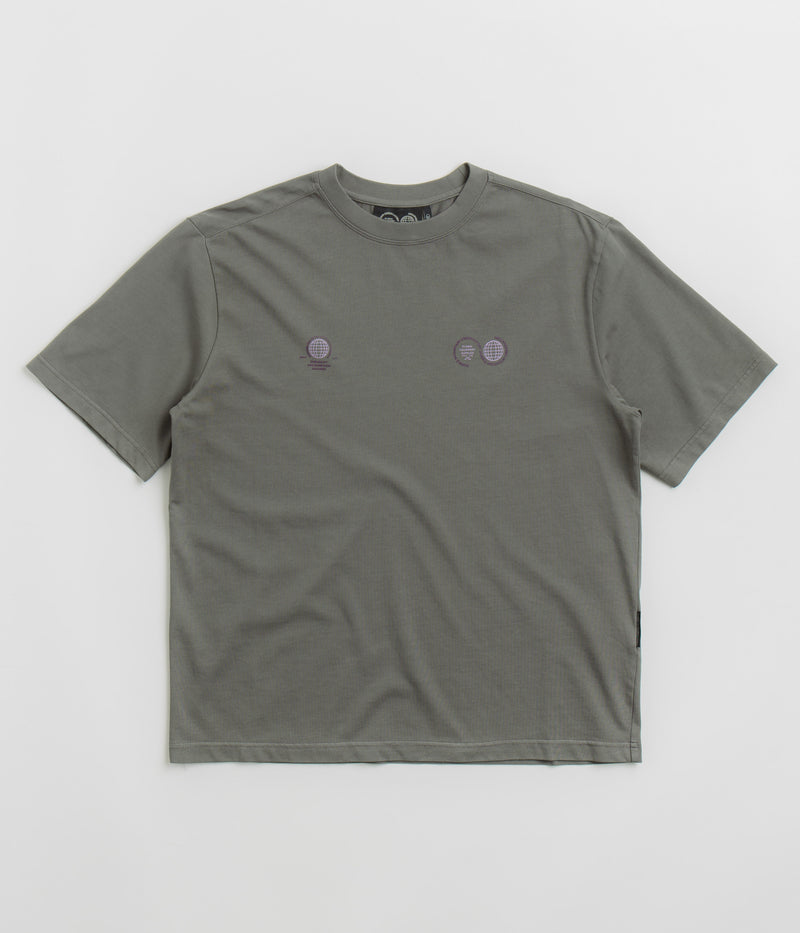 Purple Mountain Observatory Globe T-Shirt in Grey