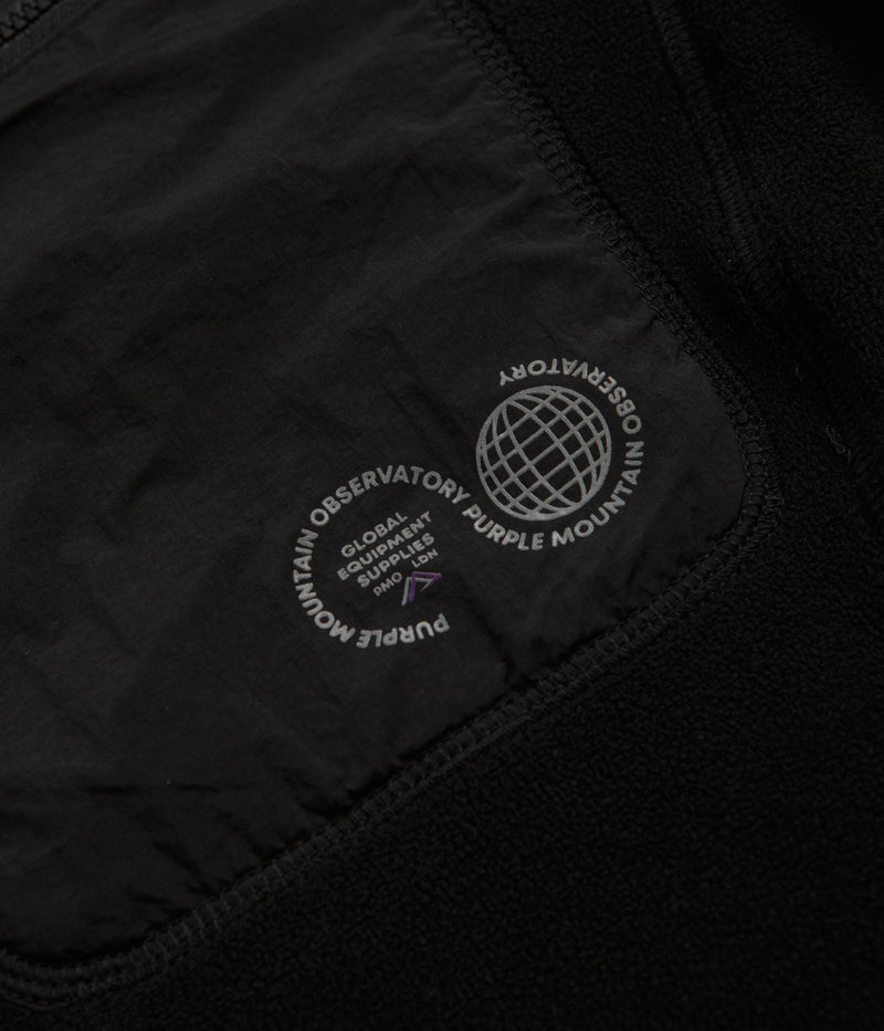 Purple Mountain Observatory Micro Fleece in Black