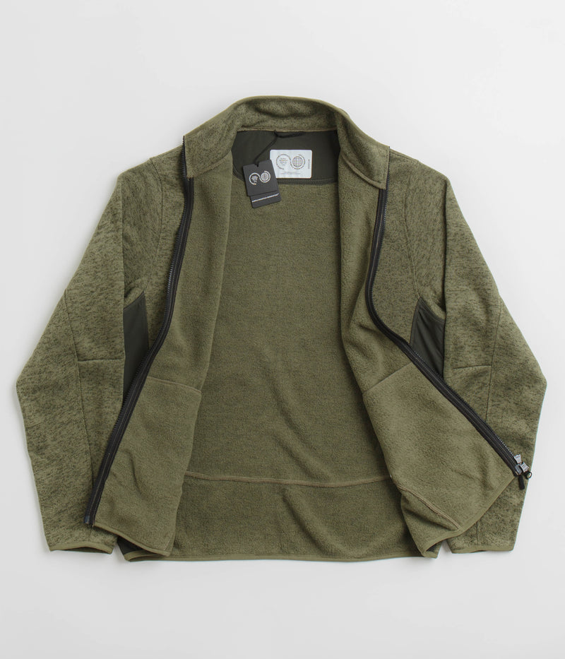Purple Mountain Observatory Solo Fleck Fleece in Khaki