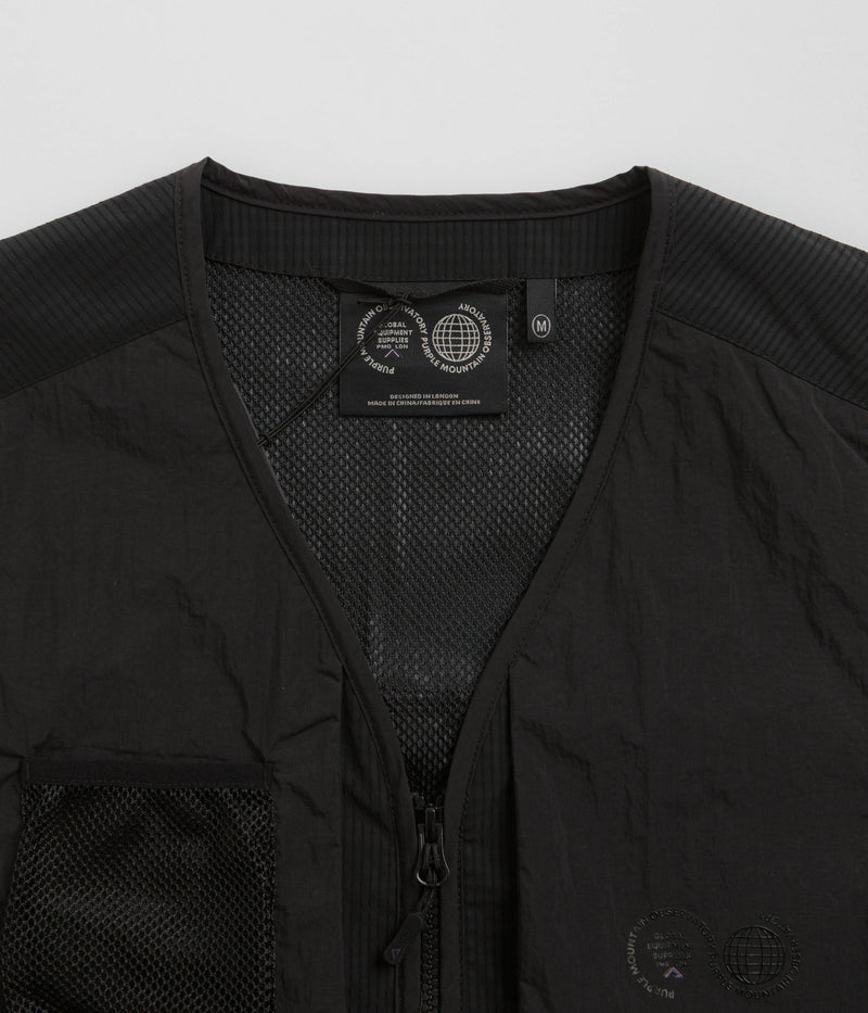 Purple Mountain Observatory Utility Vest in Black
