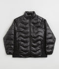 Purple Mountain Observatory Waves Light Puffer Jacket in Black