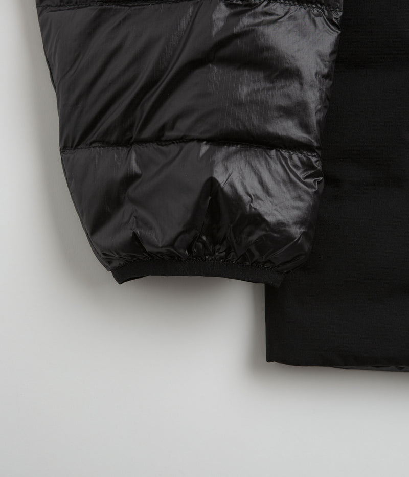 Purple Mountain Observatory Waves Light Puffer Jacket in Black