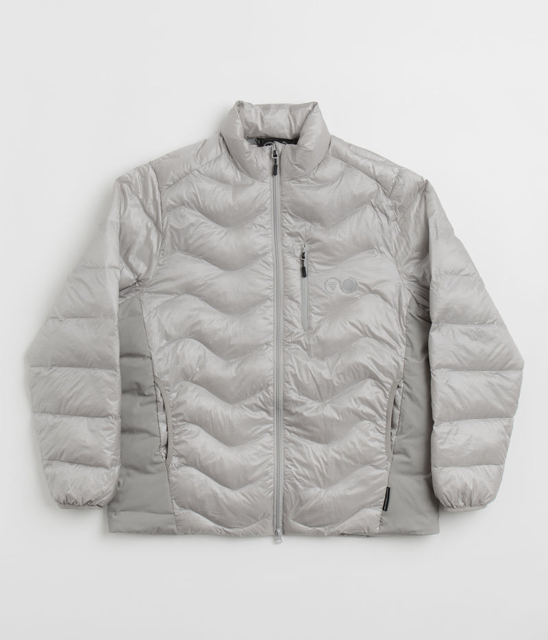 Purple Mountain Observatory Waves Light Puffer Jacket in Grey