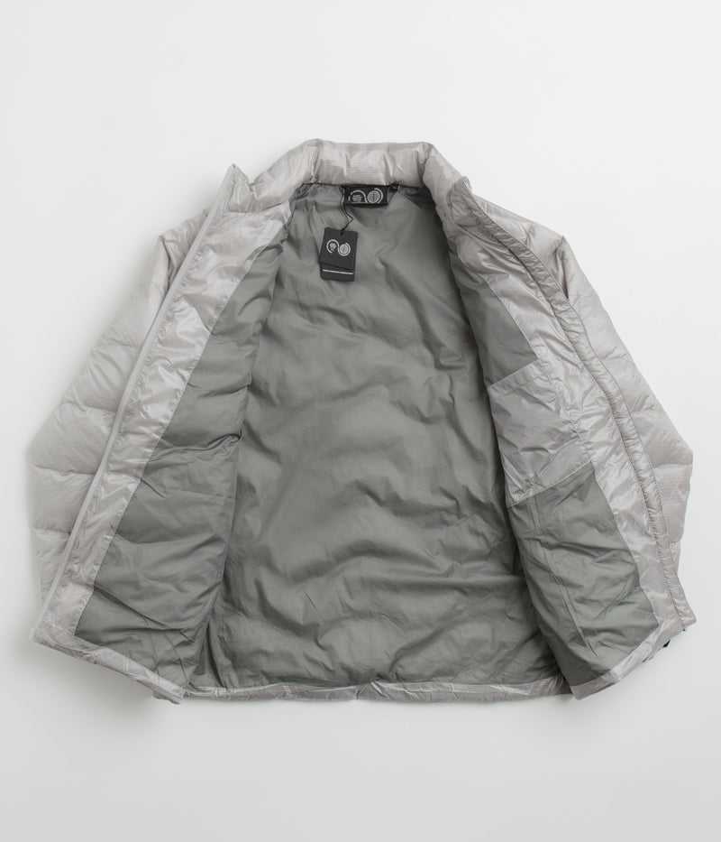 Purple Mountain Observatory Waves Light Puffer Jacket in Grey