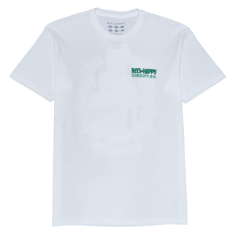 Reel Happy Goldie T-Shirt - White