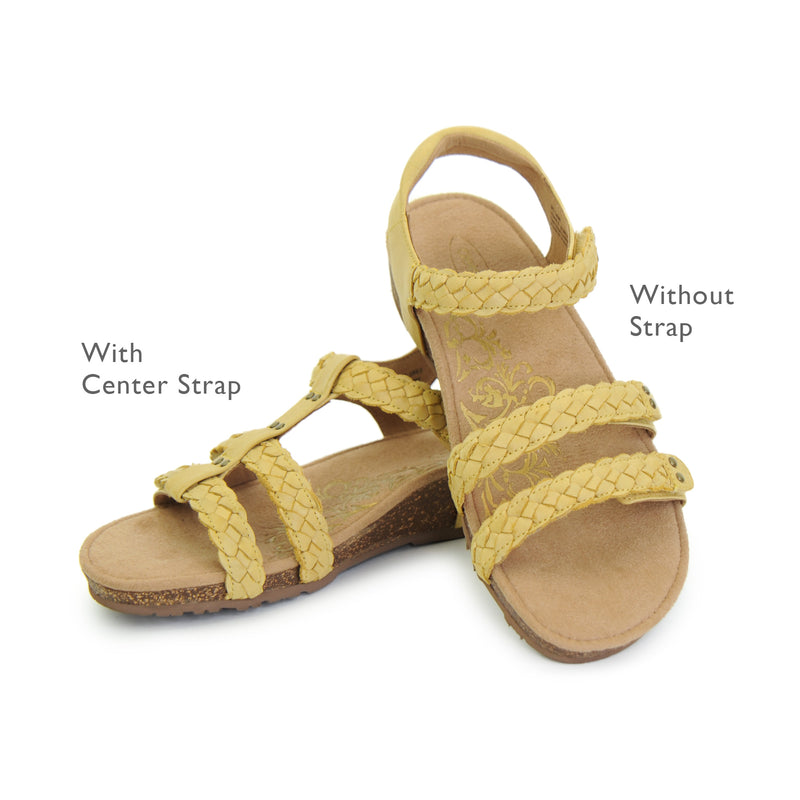 Reese Adjustable Gladiator Sandal #color_cognac brown