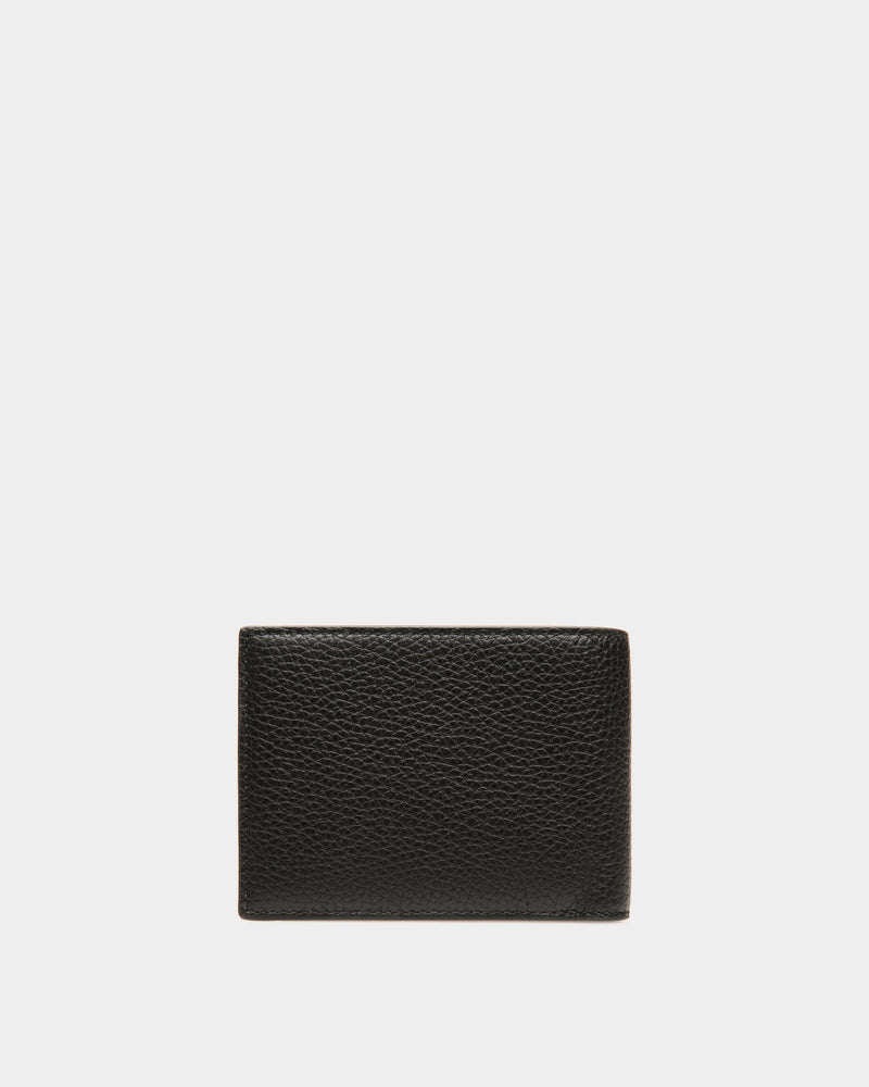 Ribbon Bifold In Black Leather