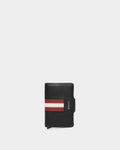Ribbon Smart Wallet in Black Leather