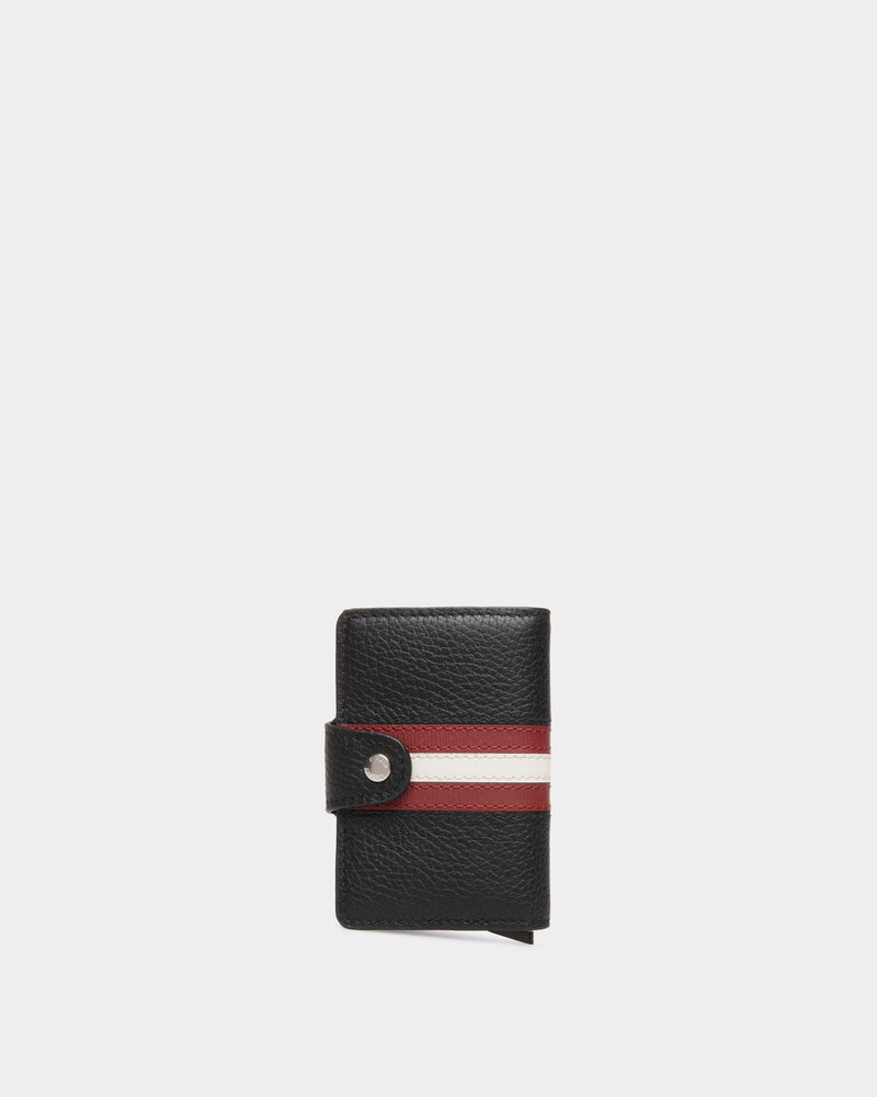 Ribbon Smart Wallet in Black Leather