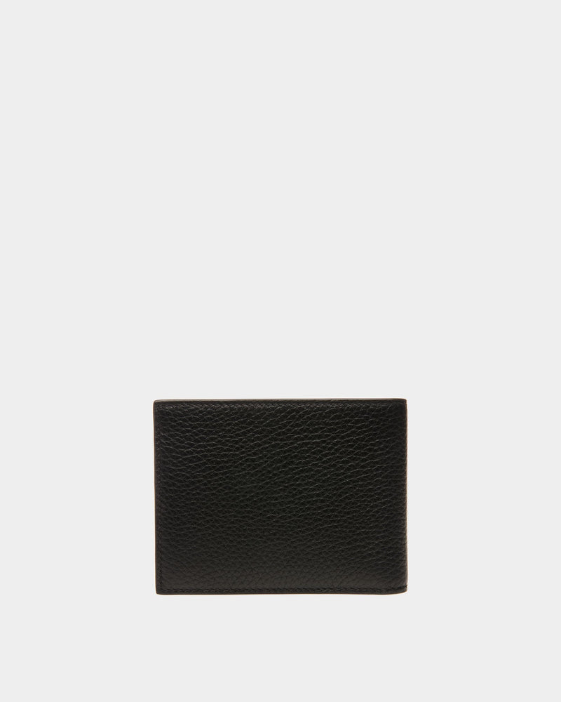 Men's Ribbon Wallet In Black Leather | Bally | Still Life Back