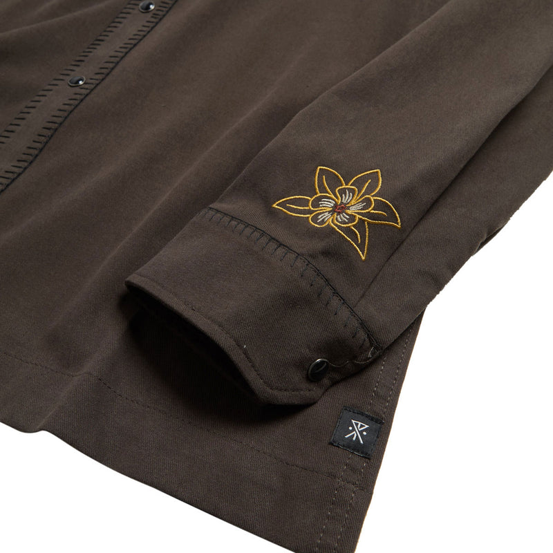 Roark On The Range Long Sleeve Shirt - Dark Brown