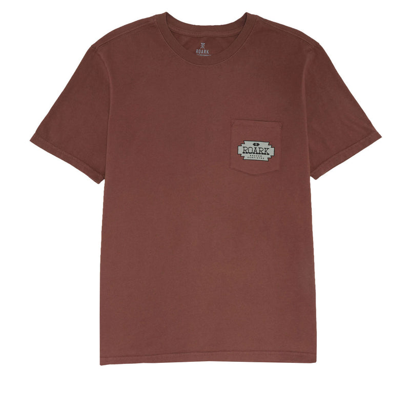 Roark Shield Pocket T-Shirt - Red Clay