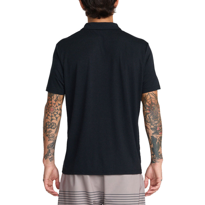 RVCA Balance Polo Shirt - Black