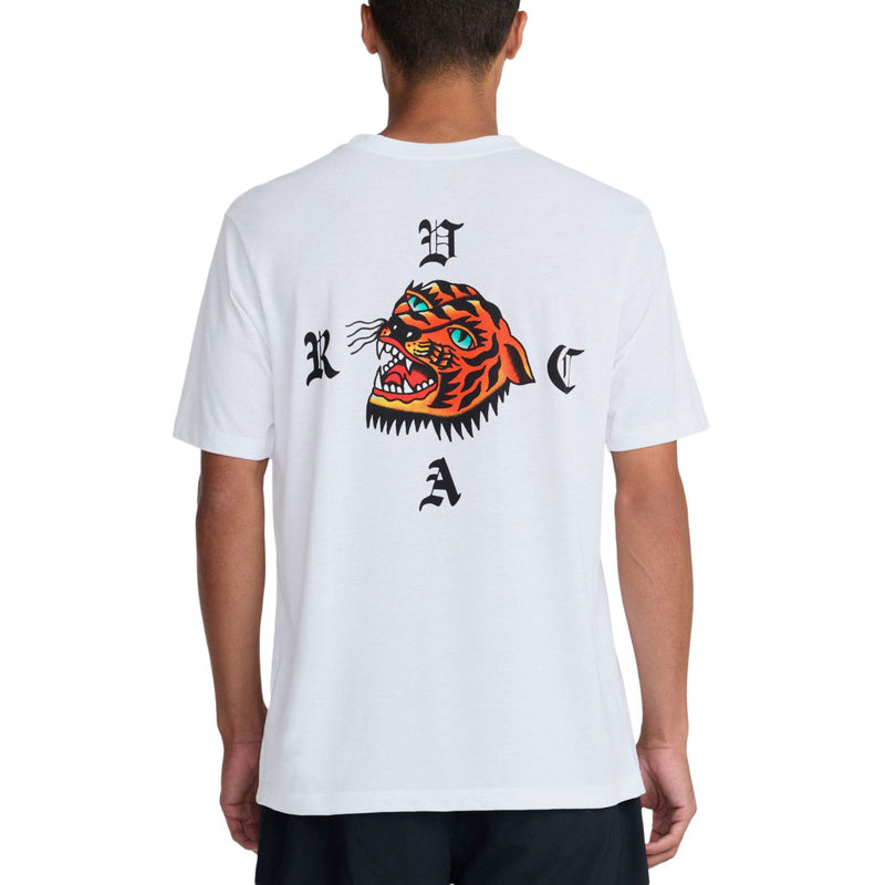 RVCA Kaleb Tiger T-Shirt - White
