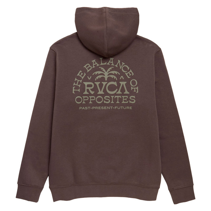 RVCA Palm Serif Hoodie - Mocha