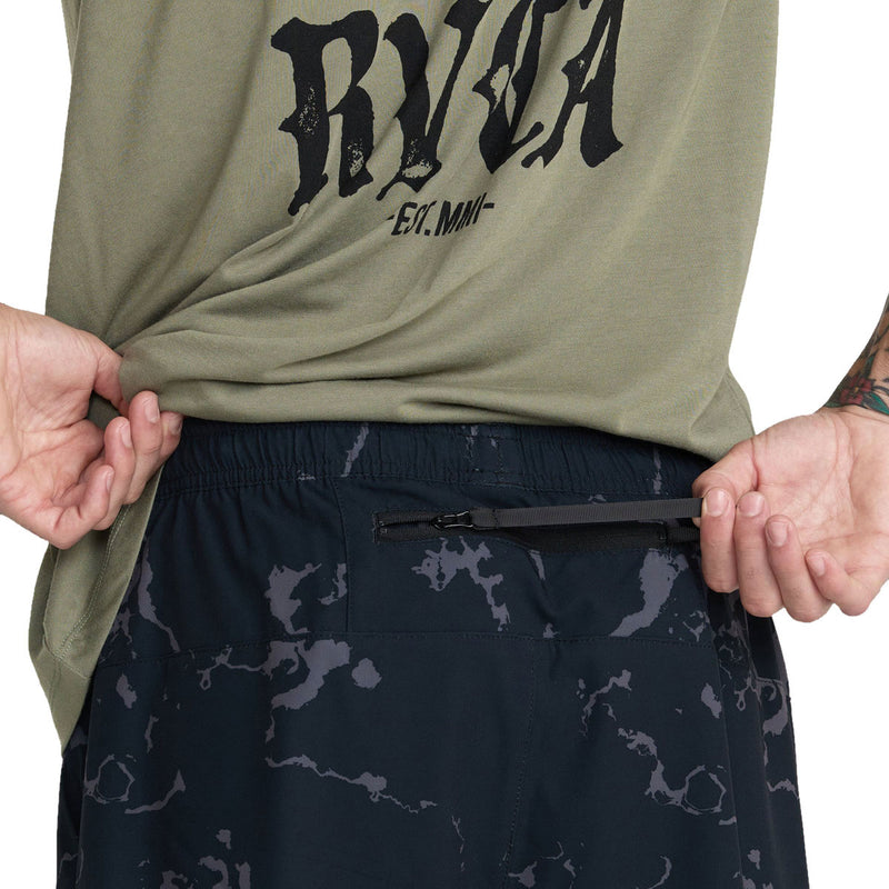 RVCA Yogger 2 In 1 Short 17" Shorts - Black 2