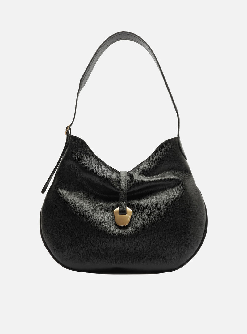 Sabrina Large Leather Hobo Handbags U/26
