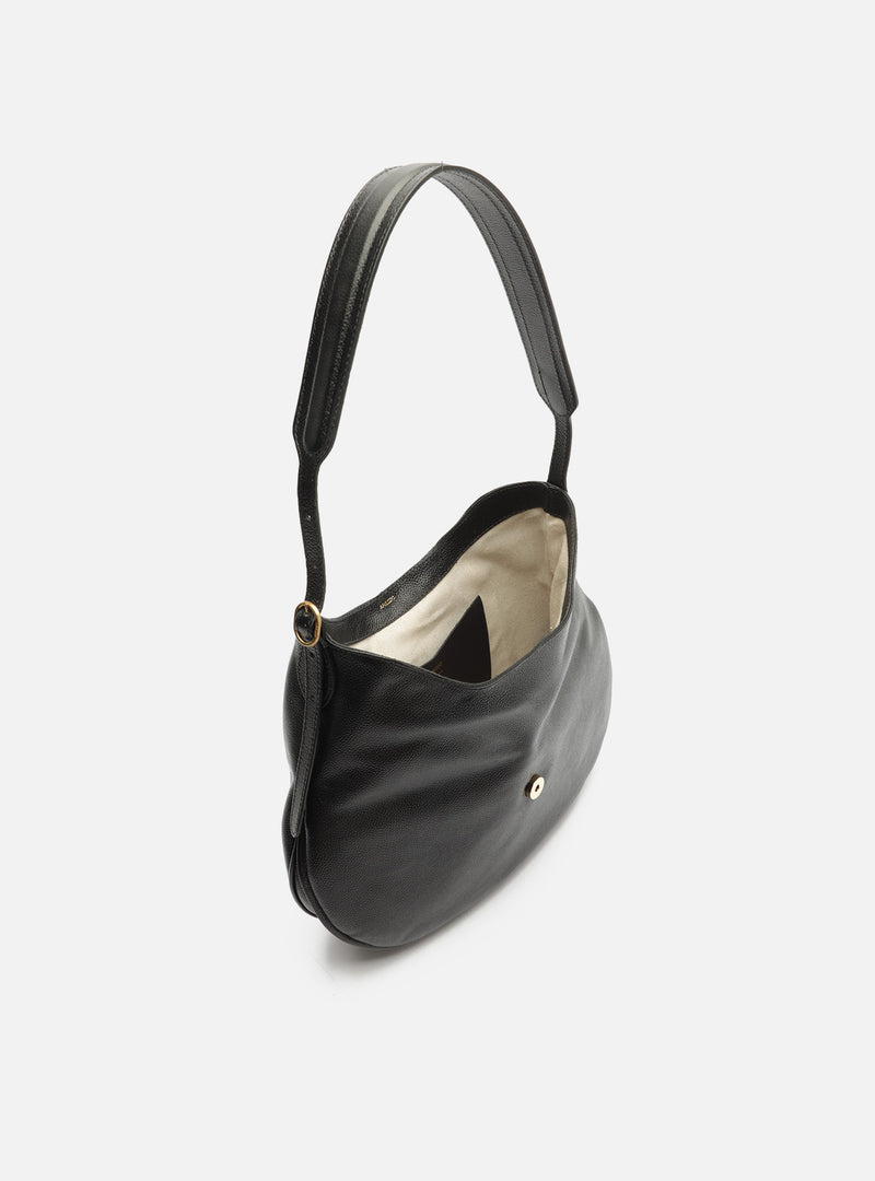 Sabrina Large Leather Hobo Handbags U/26