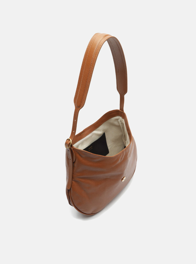 Sabrina Large Leather Hobo Handbags U/26