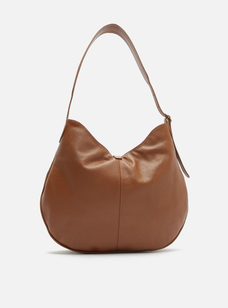Sabrina Large Leather Hobo Handbags U/26