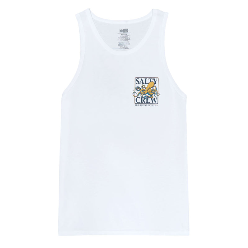 Salty Crew Ink Slinger Tank Top - White