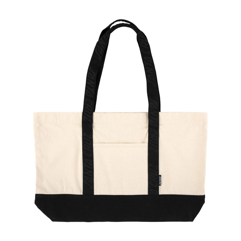Santa Cruz Classic Dot Tote Bag - Natural/Black