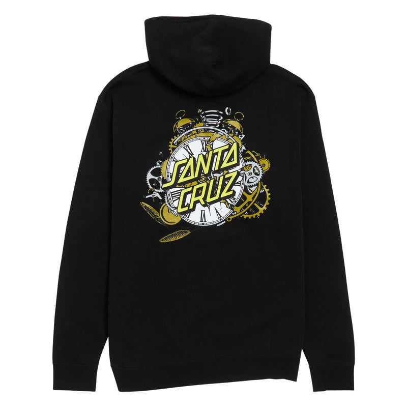 Santa Cruz Grabke Exploding Dot Zip Hoodie - Black